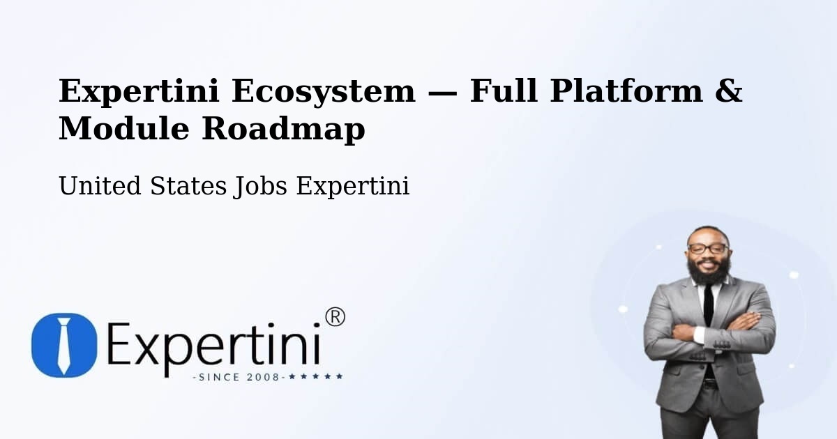 Expertini Ecosystem — Full Platform & Module Roadmap – San Fernando